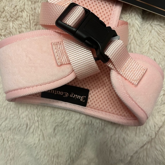 JUICY COUTURE LARGE DOG HARNESS BLACK W/ RHINESTONES NWT! - Picture 7 of 9